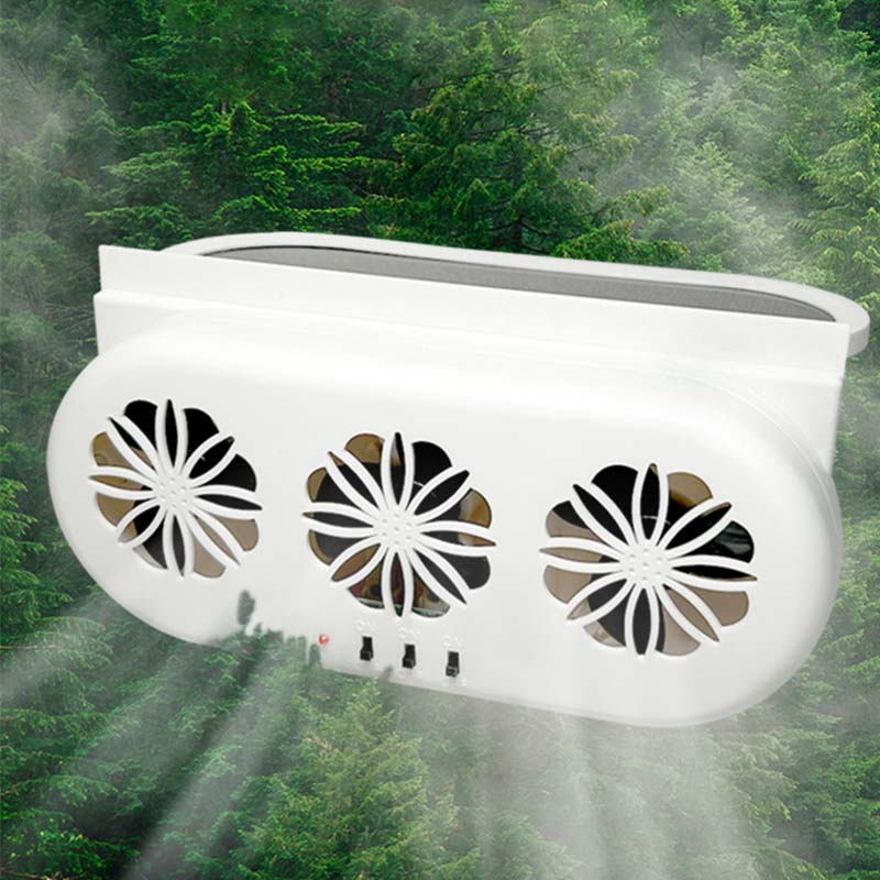 Renewable Energy Fan - Leistungsstarker Abluftventilator für Fenster, USB-Kühlventilator fürs
