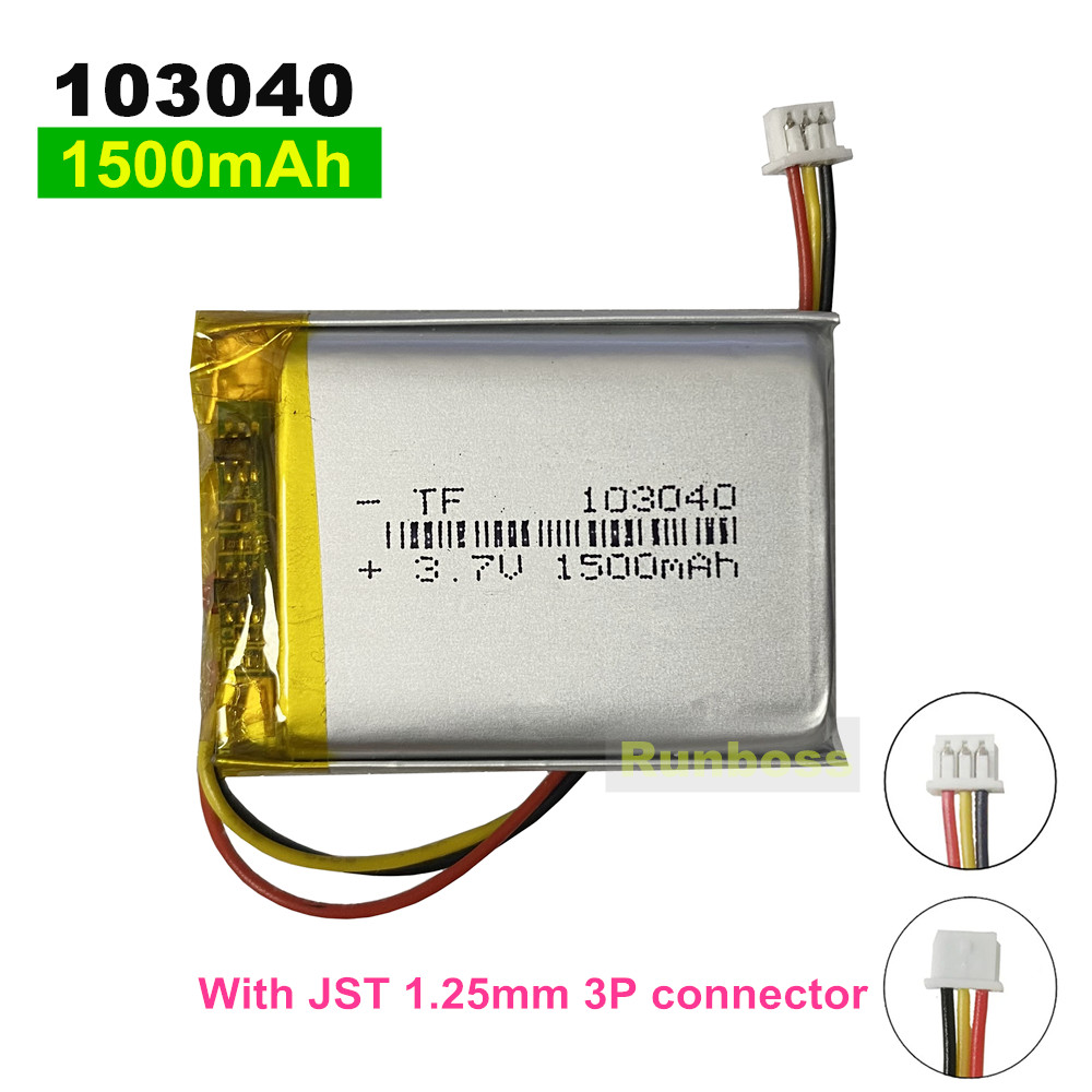 Renewable Energy Sources - 1-10PCS 103040 3,7 V 1500mAh Polymer