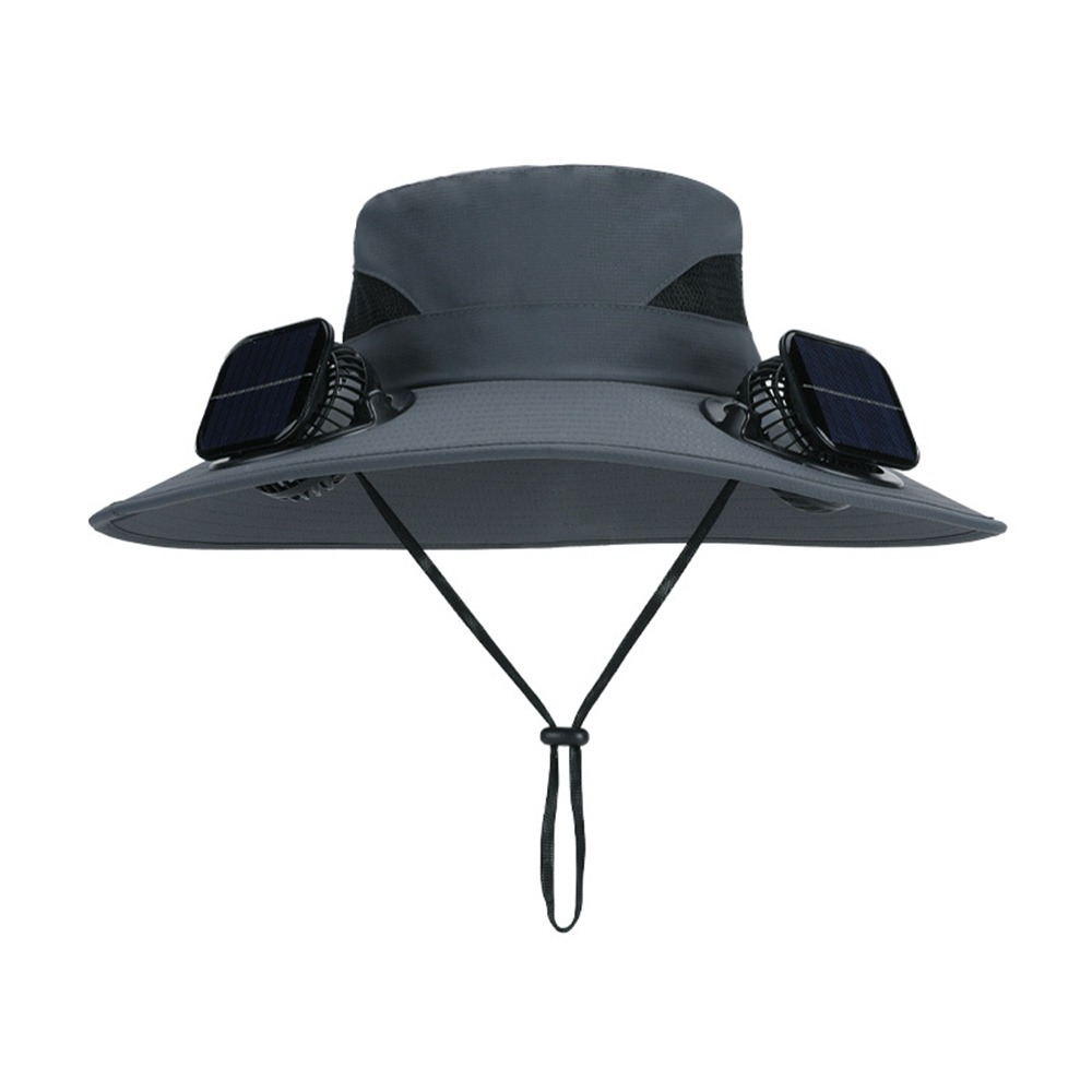 Renewable Energy Fan - Kreativer Anti-UV-Solar-Ventilatorhut ​ ​ Wiederaufladbar ​