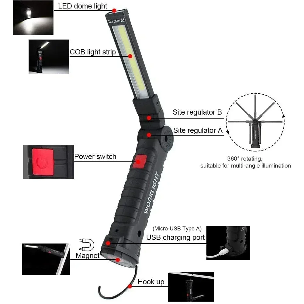 Tragbare COB-LED-Arbeitsleucht – Renewable Energy Sources Bewertung und Preis