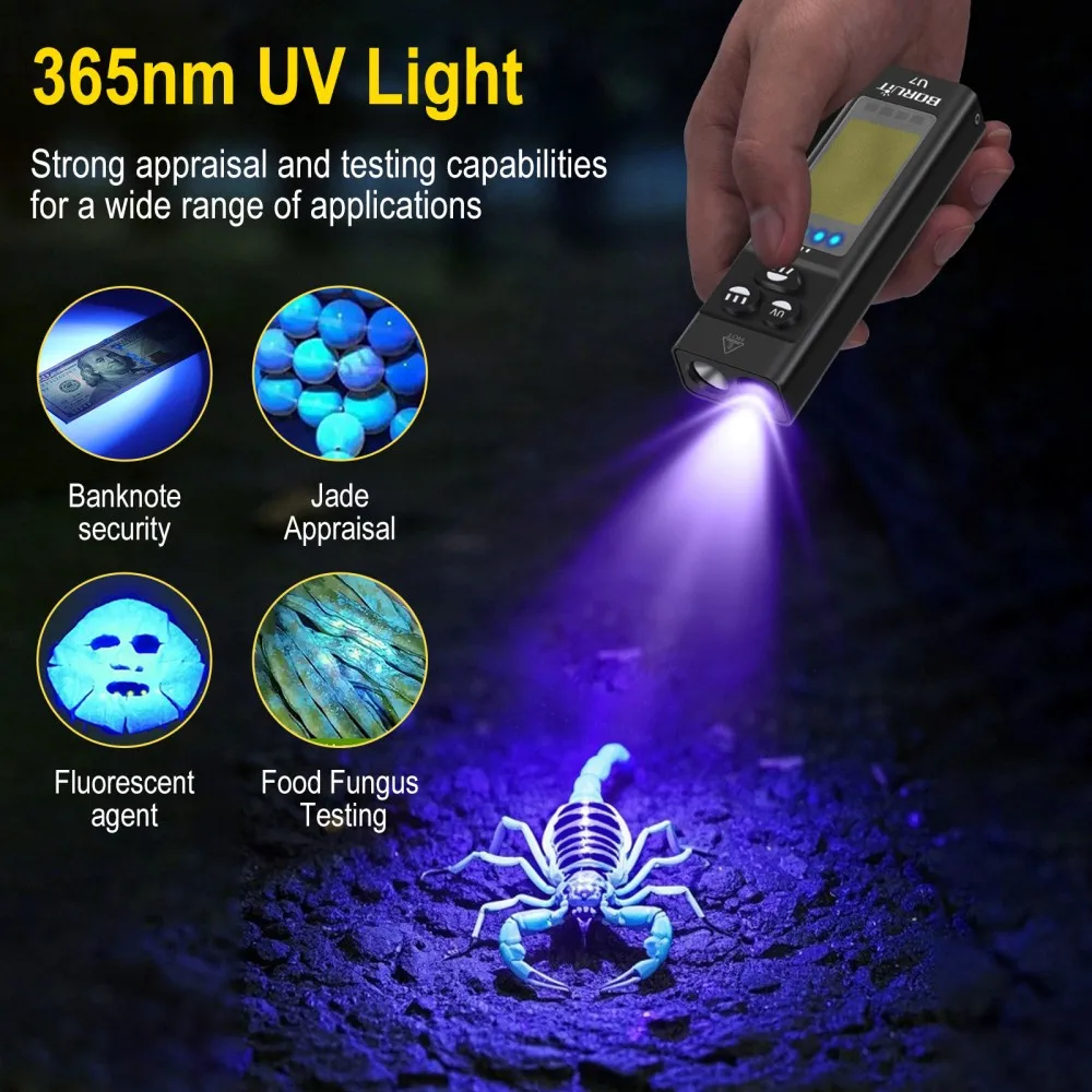 BORUiT U7 UV-LED-EDC-Taschenla – Renewable Energy Sources Bewertung und Preis
