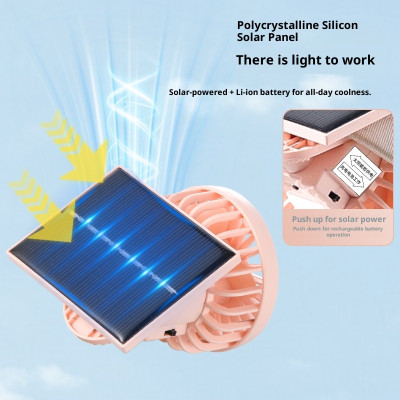 Solarbetriebener Clip-On-Venti – Renewable Energy Fan Bewertung und Preis